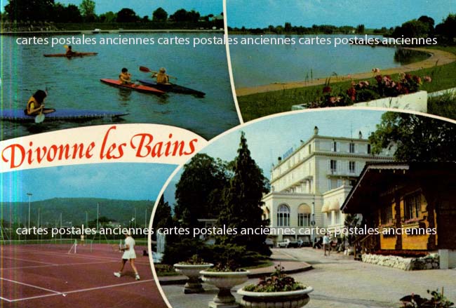 Cartes postales anciennes > CARTES POSTALES > carte postale ancienne > cartes-postales-ancienne.com Ain  Divonne Les Bains