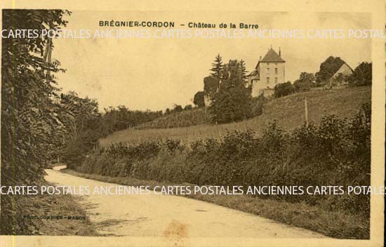 Cartes postales anciennes > CARTES POSTALES > carte postale ancienne > cartes-postales-ancienne.com Auvergne rhone alpes Ain Bregnier Cordon