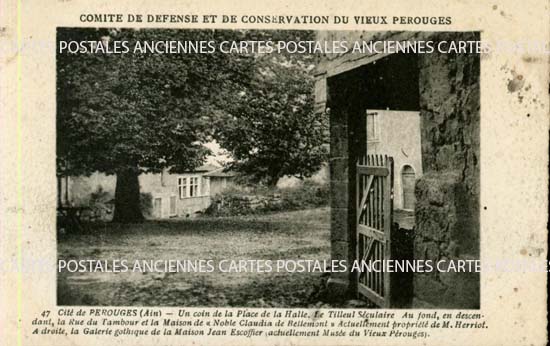 Cartes postales anciennes > CARTES POSTALES > carte postale ancienne > cartes-postales-ancienne.com Ain  Perouges