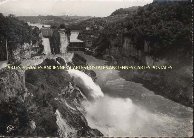 Cartes postales anciennes > CARTES POSTALES > carte postale ancienne > cartes-postales-ancienne.com Auvergne rhone alpes Ain Injoux Genissiat