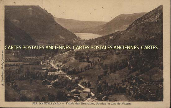 Cartes postales anciennes > CARTES POSTALES > carte postale ancienne > cartes-postales-ancienne.com Auvergne rhone alpes Ain Nantua