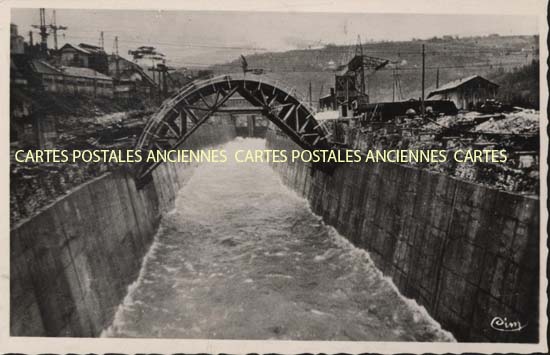 Cartes postales anciennes > CARTES POSTALES > carte postale ancienne > cartes-postales-ancienne.com Auvergne rhone alpes Ain Injoux Genissiat