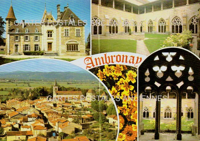 Cartes postales anciennes > CARTES POSTALES > carte postale ancienne > cartes-postales-ancienne.com Auvergne rhone alpes Ambronay