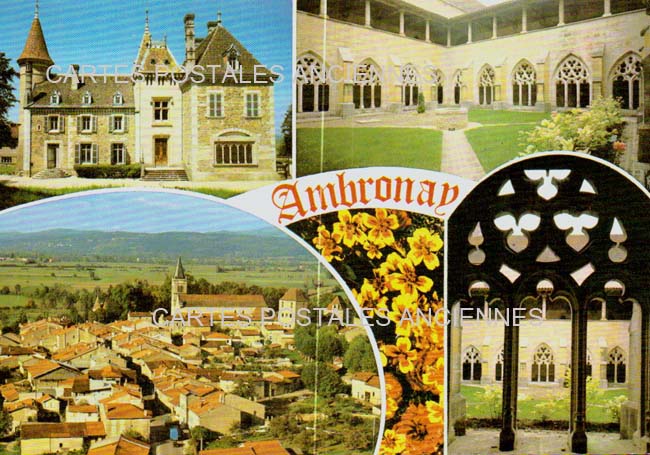 Cartes postales anciennes > CARTES POSTALES > carte postale ancienne > cartes-postales-ancienne.com Auvergne rhone alpes Ain Ambronay