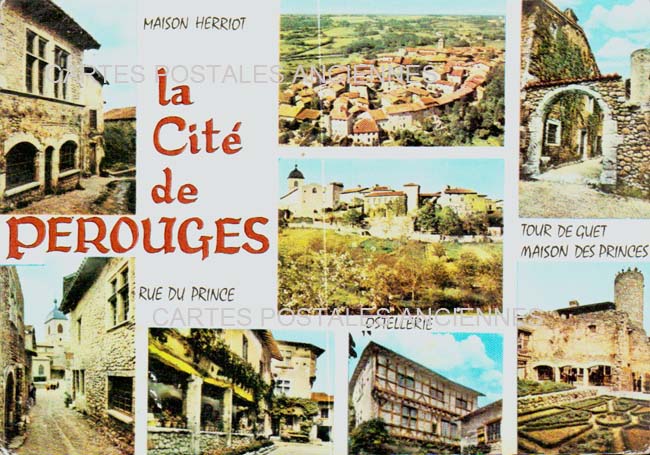 Cartes postales anciennes > CARTES POSTALES > carte postale ancienne > cartes-postales-ancienne.com Auvergne rhone alpes Perouges