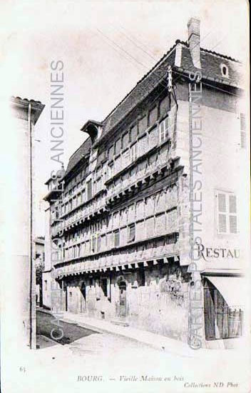 Cartes postales anciennes > CARTES POSTALES > carte postale ancienne > cartes-postales-ancienne.com Auvergne rhone alpes Ain Bourg En Bresse