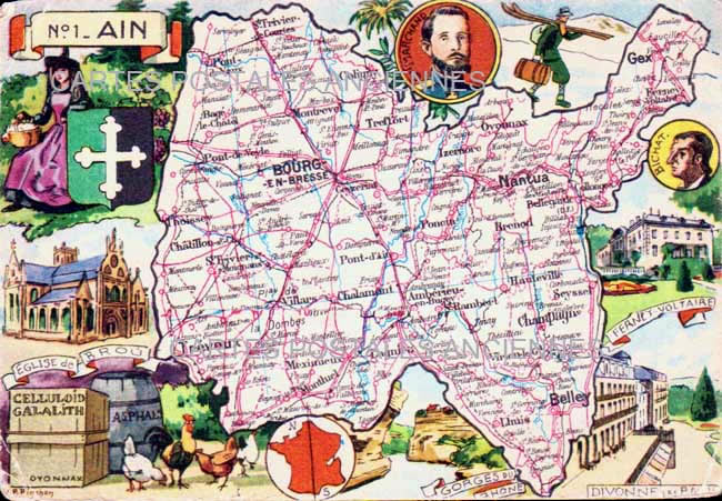 Cartes postales anciennes > CARTES POSTALES > carte postale ancienne > cartes-postales-ancienne.com Auvergne rhone alpes Ain Bourg En Bresse