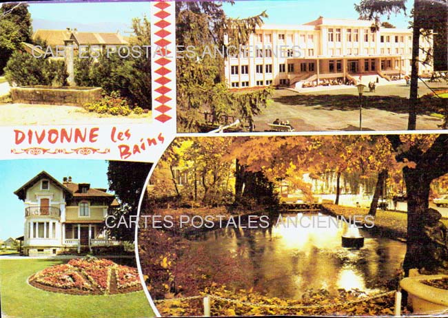 Cartes postales anciennes > CARTES POSTALES > carte postale ancienne > cartes-postales-ancienne.com Auvergne rhone alpes Ain Divonne Les Bains