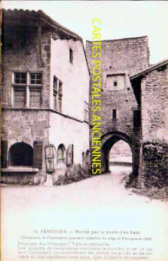 Cartes postales anciennes > CARTES POSTALES > carte postale ancienne > cartes-postales-ancienne.com Auvergne rhone alpes Perouges