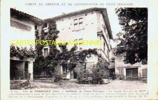 Cartes postales anciennes > CARTES POSTALES > carte postale ancienne > cartes-postales-ancienne.com Auvergne rhone alpes Perouges