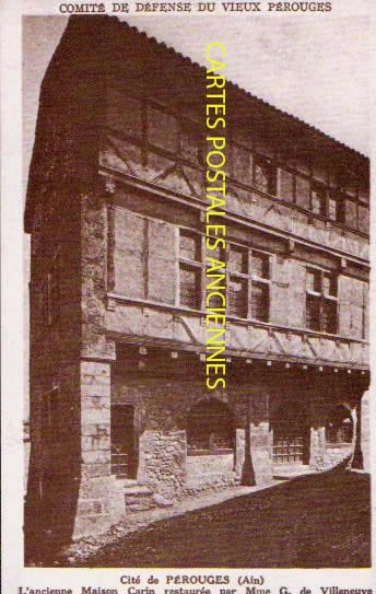Cartes postales anciennes > CARTES POSTALES > carte postale ancienne > cartes-postales-ancienne.com Auvergne rhone alpes Perouges