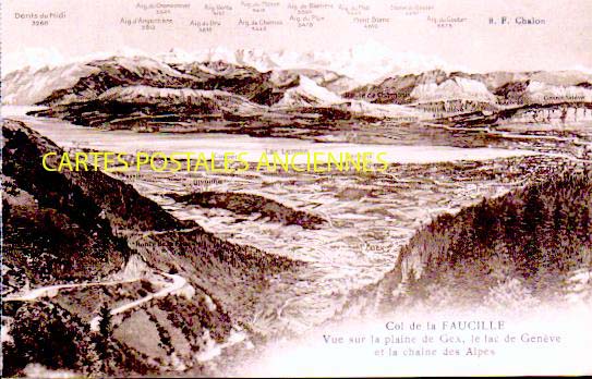Cartes postales anciennes > CARTES POSTALES > carte postale ancienne > cartes-postales-ancienne.com Auvergne rhone alpes Gex