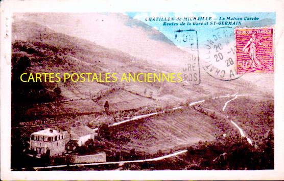 Cartes postales anciennes > CARTES POSTALES > carte postale ancienne > cartes-postales-ancienne.com Auvergne rhone alpes Chatillon En Michaille
