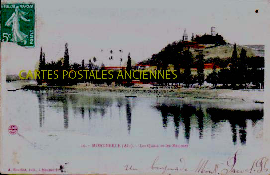 Cartes postales anciennes > CARTES POSTALES > carte postale ancienne > cartes-postales-ancienne.com Auvergne rhone alpes Ain Montmerle Sur Saone