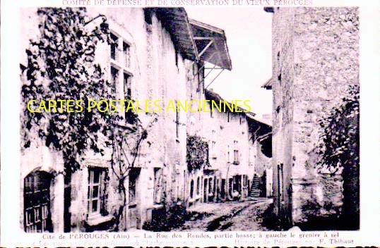 Cartes postales anciennes > CARTES POSTALES > carte postale ancienne > cartes-postales-ancienne.com Auvergne rhone alpes Ain Perouges