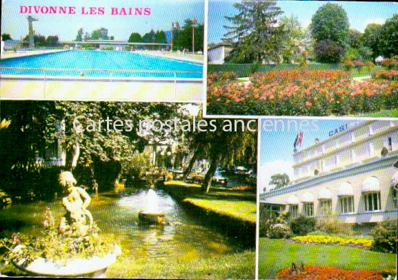Cartes postales anciennes > CARTES POSTALES > carte postale ancienne > cartes-postales-ancienne.com Auvergne rhone alpes Ain Divonne Les Bains
