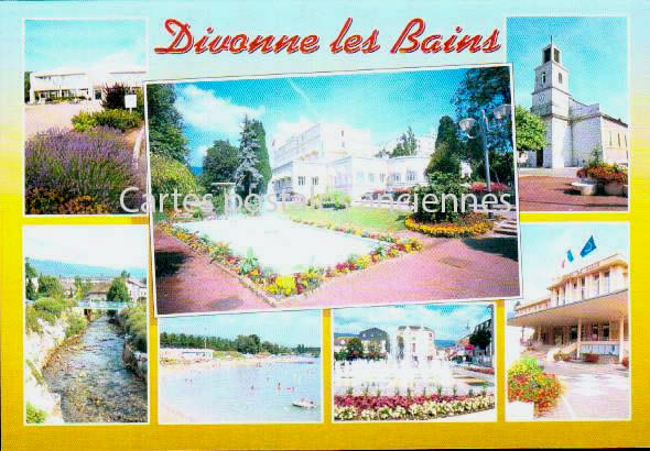 Cartes postales anciennes > CARTES POSTALES > carte postale ancienne > cartes-postales-ancienne.com Auvergne rhone alpes Ain Divonne Les Bains