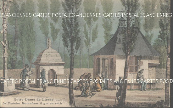 Cartes postales anciennes > CARTES POSTALES > carte postale ancienne > cartes-postales-ancienne.com Hauts de france Aisne Liesse Notre Dame