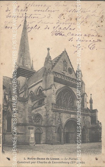 Cartes postales anciennes > CARTES POSTALES > carte postale ancienne > cartes-postales-ancienne.com Hauts de france Aisne Liesse Notre Dame