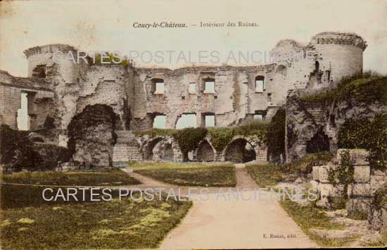 Cartes postales anciennes > CARTES POSTALES > carte postale ancienne > cartes-postales-ancienne.com Hauts de france Aisne Coucy Le Chateau Auffriqu