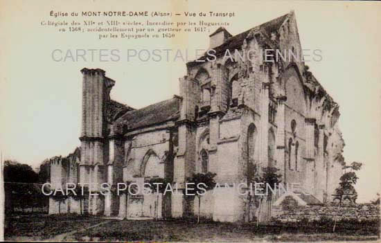 Cartes postales anciennes > CARTES POSTALES > carte postale ancienne > cartes-postales-ancienne.com Hauts de france Aisne Mont Notre Dame