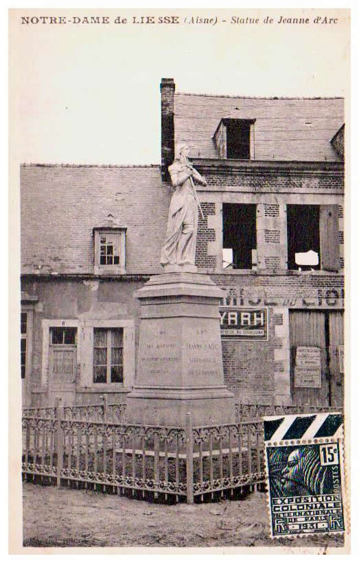 Cartes postales anciennes > CARTES POSTALES > carte postale ancienne > cartes-postales-ancienne.com Hauts de france Aisne Liesse Notre Dame