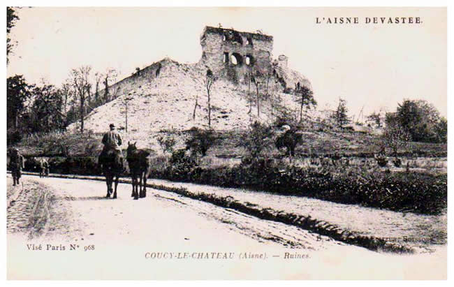 Cartes postales anciennes > CARTES POSTALES > carte postale ancienne > cartes-postales-ancienne.com Hauts de france Aisne Coucy Le Chateau Auffriqu