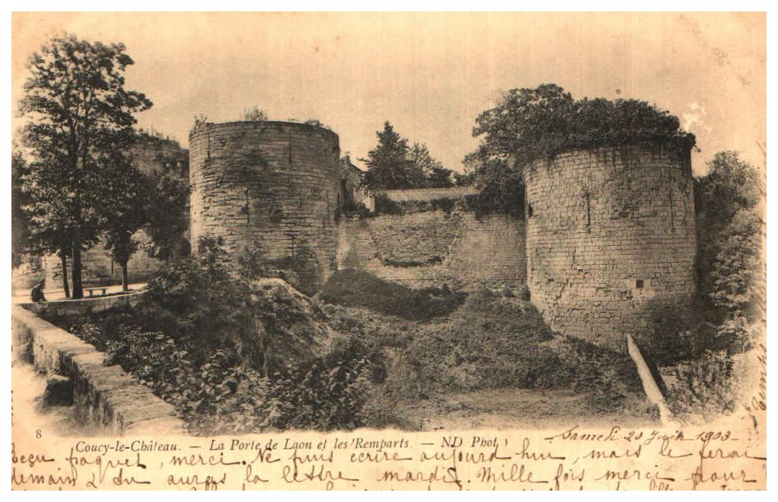 Cartes postales anciennes > CARTES POSTALES > carte postale ancienne > cartes-postales-ancienne.com Hauts de france Aisne Coucy Le Chateau Auffriqu