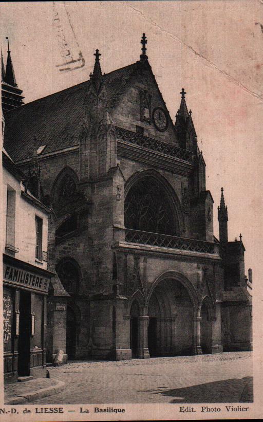 Cartes postales anciennes > CARTES POSTALES > carte postale ancienne > cartes-postales-ancienne.com Hauts de france Aisne Liesse Notre Dame