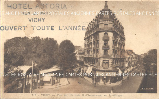 Cartes postales anciennes > CARTES POSTALES > carte postale ancienne > cartes-postales-ancienne.com Auvergne rhone alpes Allier Vichy