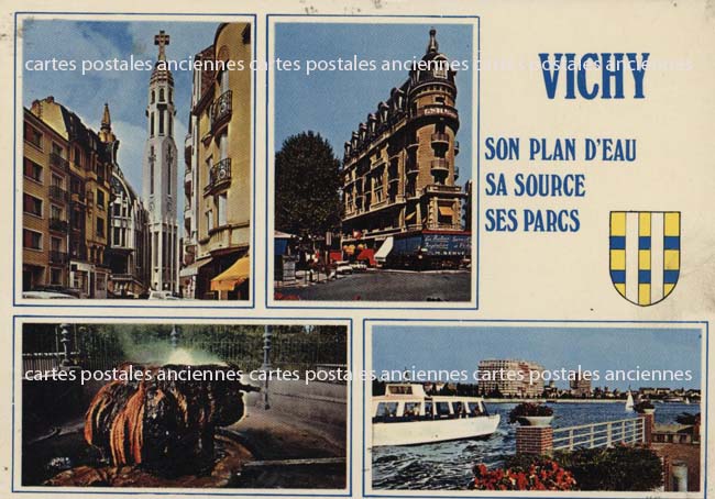 Cartes postales anciennes > CARTES POSTALES > carte postale ancienne > cartes-postales-ancienne.com Auvergne rhone alpes Allier Vichy
