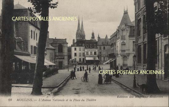 Cartes postales anciennes > CARTES POSTALES > carte postale ancienne > cartes-postales-ancienne.com Allier  Moulins