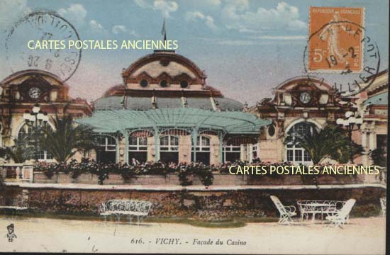 Cartes postales anciennes > CARTES POSTALES > carte postale ancienne > cartes-postales-ancienne.com Allier  Vichy