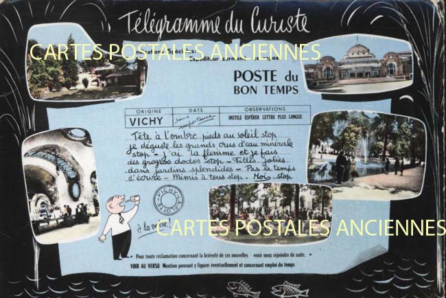 Cartes postales anciennes > CARTES POSTALES > carte postale ancienne > cartes-postales-ancienne.com Allier  Vichy