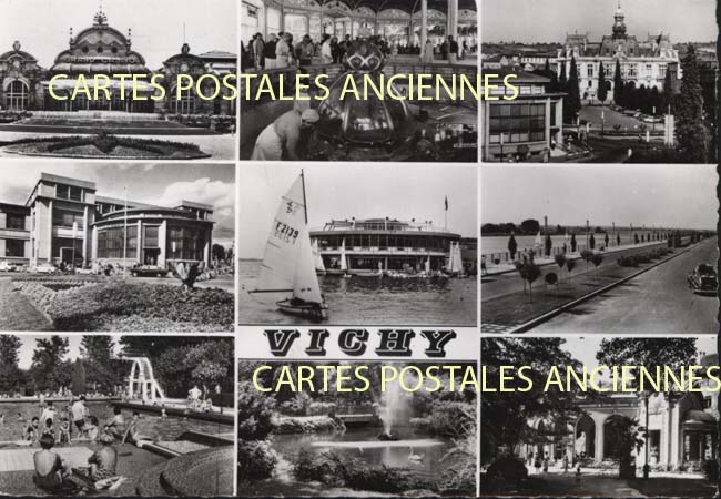 Cartes postales anciennes > CARTES POSTALES > carte postale ancienne > cartes-postales-ancienne.com Allier  Vichy