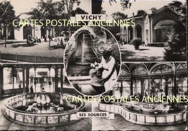 Cartes postales anciennes > CARTES POSTALES > carte postale ancienne > cartes-postales-ancienne.com Allier  Vichy