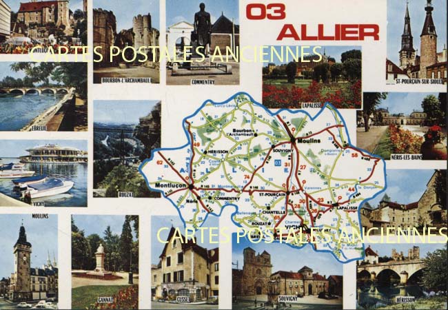 Cartes postales anciennes > CARTES POSTALES > carte postale ancienne > cartes-postales-ancienne.com Allier  Vichy