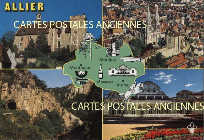 Cartes postales anciennes > CARTES POSTALES > carte postale ancienne > cartes-postales-ancienne.com Allier  Vichy