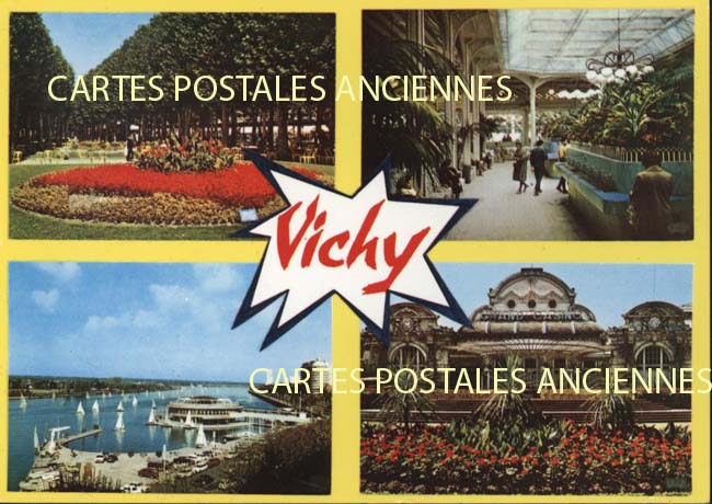 Cartes postales anciennes > CARTES POSTALES > carte postale ancienne > cartes-postales-ancienne.com Allier  Vichy