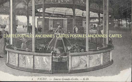 Cartes postales anciennes > CARTES POSTALES > carte postale ancienne > cartes-postales-ancienne.com Allier  Vichy
