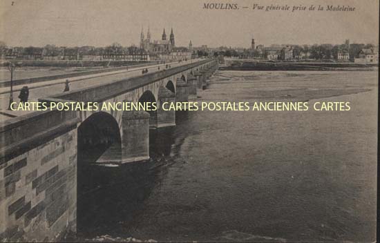 Cartes postales anciennes > CARTES POSTALES > carte postale ancienne > cartes-postales-ancienne.com Allier  Moulins