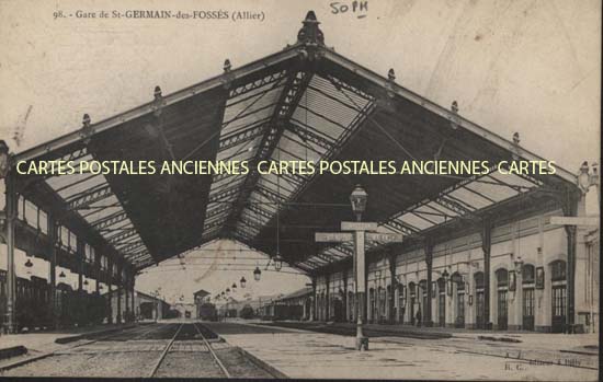 Cartes postales anciennes > CARTES POSTALES > carte postale ancienne > cartes-postales-ancienne.com Auvergne rhone alpes Allier Saint Germain Des Fosses