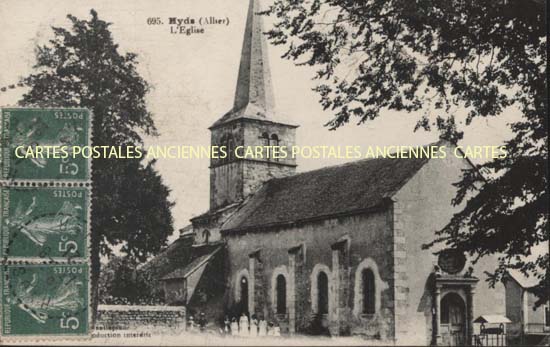 Cartes postales anciennes > CARTES POSTALES > carte postale ancienne > cartes-postales-ancienne.com Allier  Hyds