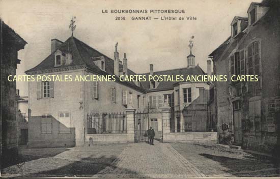Cartes postales anciennes > CARTES POSTALES > carte postale ancienne > cartes-postales-ancienne.com Auvergne rhone alpes Allier Gannat