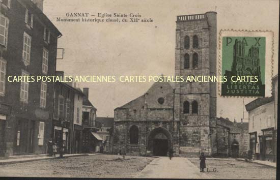 Cartes postales anciennes > CARTES POSTALES > carte postale ancienne > cartes-postales-ancienne.com Auvergne rhone alpes Allier Gannat