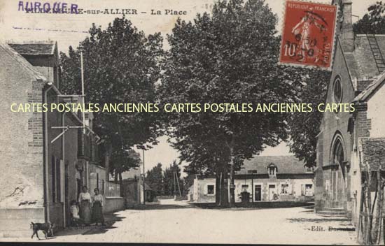 Cartes postales anciennes > CARTES POSTALES > carte postale ancienne > cartes-postales-ancienne.com Auvergne rhone alpes Allier Villeneuve Sur Allier