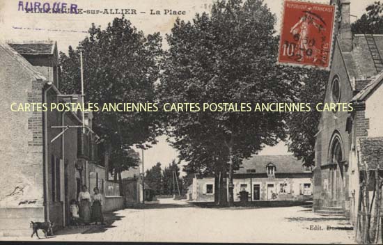Cartes postales anciennes > CARTES POSTALES > carte postale ancienne > cartes-postales-ancienne.com Allier  Villeneuve Sur Allier