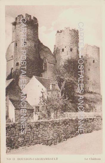 Cartes postales anciennes > CARTES POSTALES > carte postale ancienne > cartes-postales-ancienne.com Allier  Bourbon L Archambault
