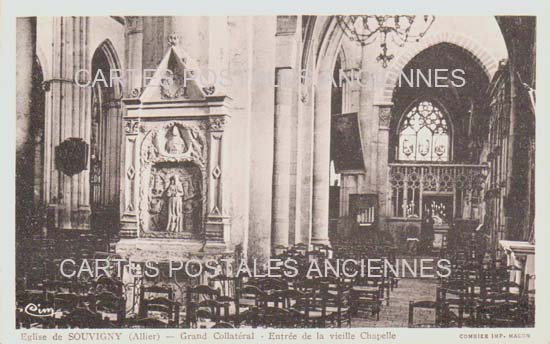 Cartes postales anciennes > CARTES POSTALES > carte postale ancienne > cartes-postales-ancienne.com Auvergne rhone alpes Allier Souvigny