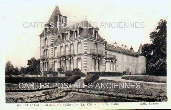 Cartes postales anciennes > CARTES POSTALES > carte postale ancienne > cartes-postales-ancienne.com Auvergne rhone alpes Allier Chateau Sur Allier